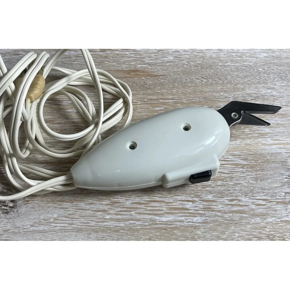 Vintage SEARS Roebuck And Co Electric‎ Fabric Sewing Scissors Switzerland Tested